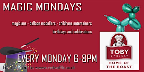 Magic Mondays - Toby Carvery - Hilsea primary image