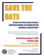 California Community Colleges American Indian Alaska Native Campaign Launch tickets