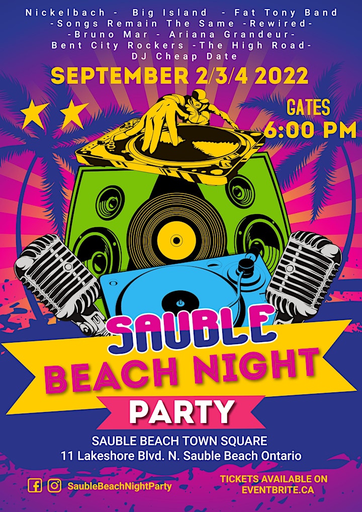 Sauble Beach Night Party 2022 image