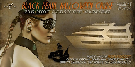 D.C. Halloween - The Black Pearl Yacht Party