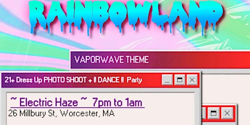 VAPORWAVE Theme Photoshoot Party!