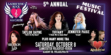 5th Annual Ladies Who Rock 4 a Cause Music Festival tickets