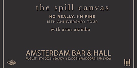The Spill Canvas tickets