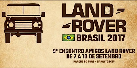 Imagem principal do evento LRB2017 - Encontro Land Rover Brasil 2017