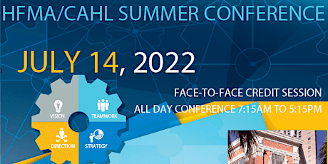 HFMA/CAHL Summer Conference tickets