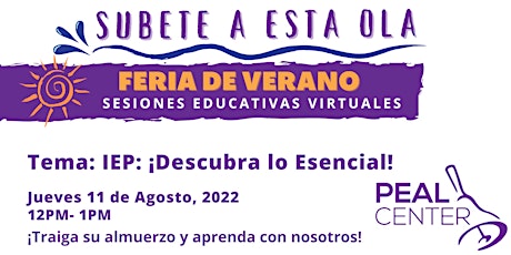 Feria de Verano: IEP ¡Descubra lo Esencial! primary image