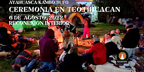 Ceremonia en Teotihuacan con Ayahuasca/Kambó/Bufo billets