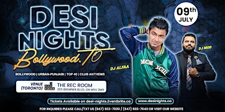 Desi Nights ™ - Bollywood.TO tickets