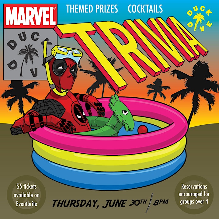 Marvel Trivia Night at The Duck Dive image