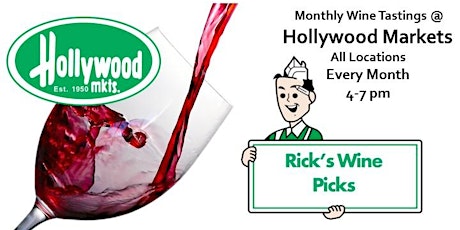 Hollywood Markets Monthly Wine Tastings- Royal Oak tickets