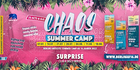 CHAOS SUMMER CAMP 2022 Berlin tickets