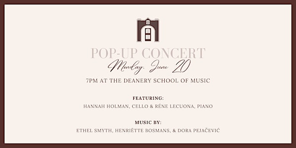 Pop-Up Concert featuring Hannah Holman and Réne Lecuona