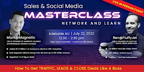 NETWORK & LEARN - Sales and Social Media Masterclass tickets