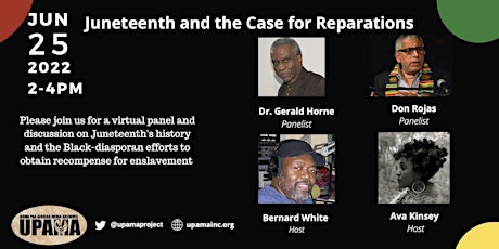 UPAMA Presents: Juneteenth and the Case for Reparations tickets