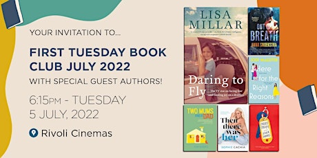 First Tuesday Book Club July 2022 with special guest authors! tickets