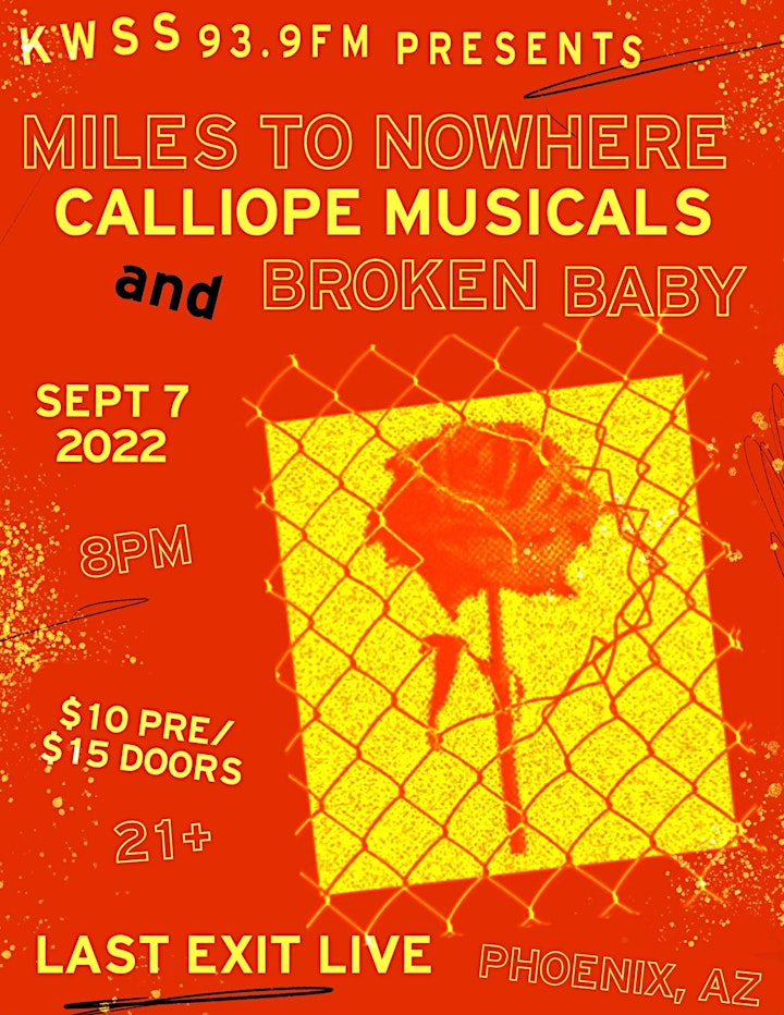 Miles To Nowhere + Calliope Musicals + Broken Baby image