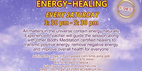 Free Energy Healing Session (Google Meet) - an interactive program