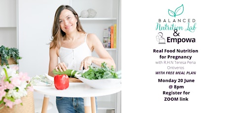 Real Food Nutrition for Pregnancy with R.H.N Teresa Pena Ontiveros