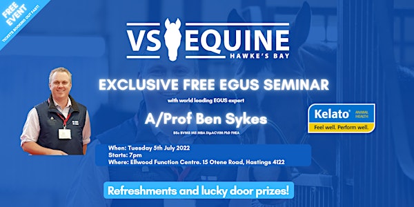 EXCLUSIVE FREE EGUS SEMINAR featuring A/Prof Ben Sykes