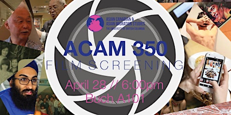 ACAM 350 Student Film Screening  primary image