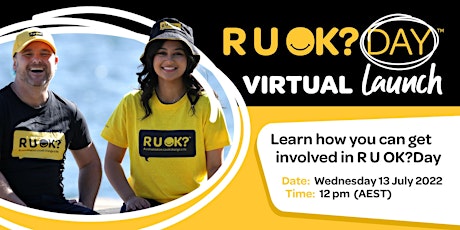 R U OK?Day 2022 Virtual Launch tickets