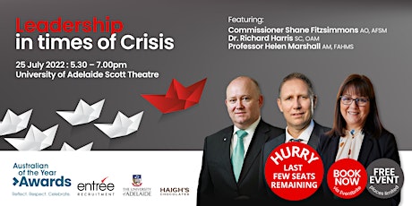 Leadership in times of Crisis tickets