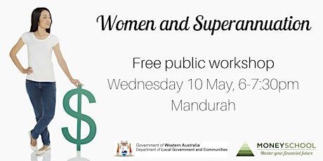 Women and Superannuation free public workshop - Mandurah primary image