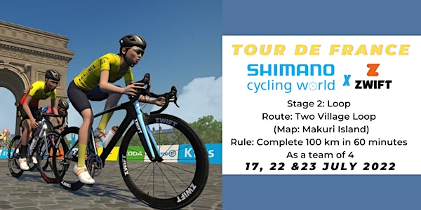 Tour de France X Zwift Cycling Challenge (Stage 2)