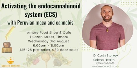 Activating the endocannabinoid system (ECS) with Peruvian Maca and Cannabis tickets
