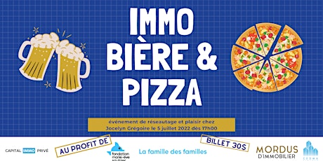 Immo Bière & Pizza tickets