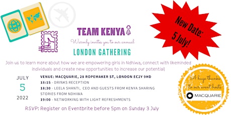 Team Kenya's Annual Gathering in London tickets