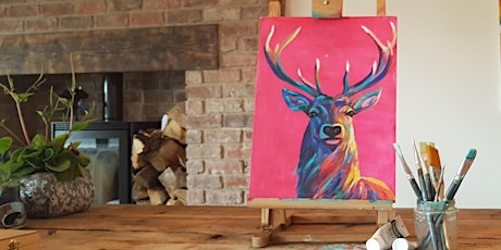 'Bright Stag' Painting  workshop & Afternoon Tea @Sunnybanks