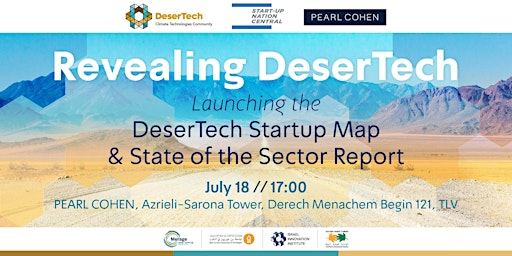 Revealing DeserTech - Report and Startups Map Launch