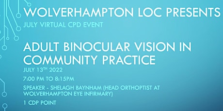 July CPD event tickets