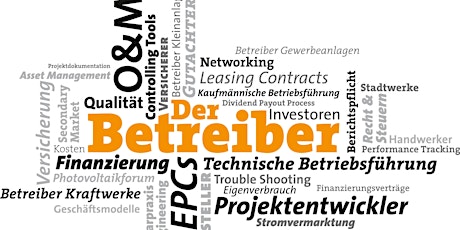 Hauptbild für Die PV-Betreiberkonferenz in Deutschland 2017