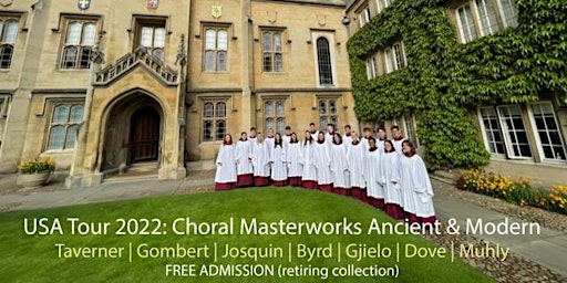 Free Concert - The Choir of Sidney Sussex College