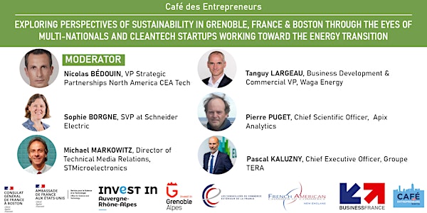 Café des entrepreneurs: Green Technologies towards Energy Transition
