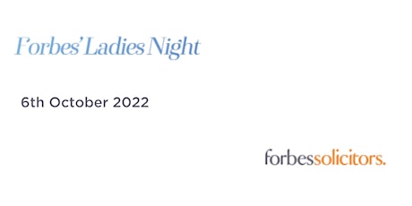 Forbes' Ladies Night tickets