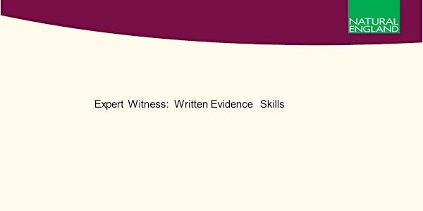 Day 1: Expert witness training: Excellence in Written Evidence