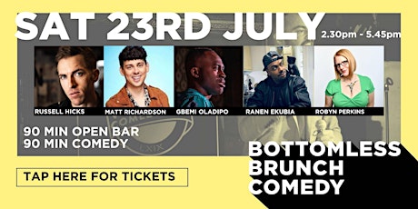 Saturday Bottomless Brunch Comedy tickets