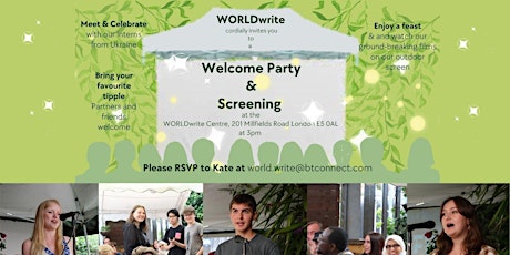 WORLDwrite Welcome Party & Screenings tickets