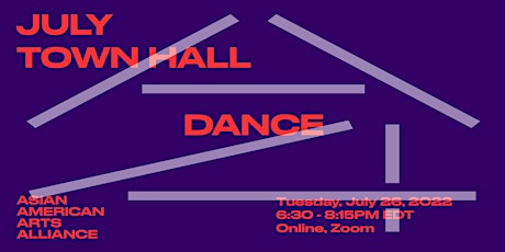 July Town Hall: Dance tickets