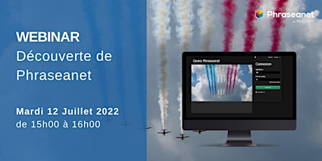 Image principale de Webinar Phraseanet, Mardi 12 Juillet 2022