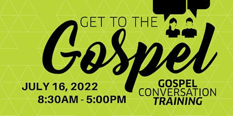 Gospel Conversation Training tickets
