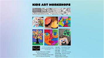 Kids  Art Workshops at these 4 Walls Gallery