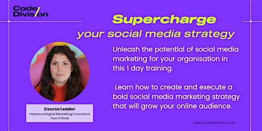 Supercharge your Social Media Strategy | Online Training primary image