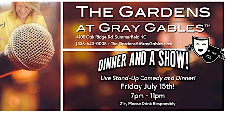Dinner & Comedy at the Gray Gables tickets