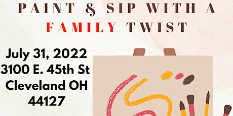 Paint and Sip with a Family Twist tickets