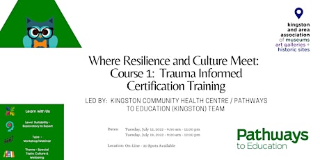 Where Resilience & Culture Meet:  #1-Trauma Informed Certification Training