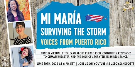 Busboys and Poets Books presents MI MARIA: SURVIVING THE STORM with VOW tickets